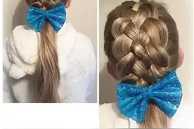 创意编发|儿童扎发造型图片