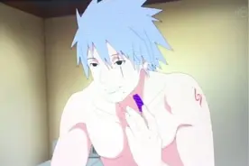 卡卡西老师摘面罩了，露出盛世美颜！有生之年得偿所愿啊图片