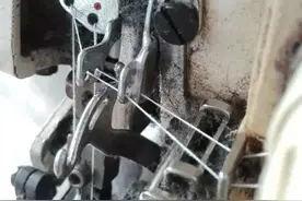 (昊顺高端缝纫设备)747锁边缝纫机穿线改进图片