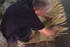 长安区大居安村孤独坚守的蒲篮手艺人——杨让民图片