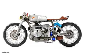 经典传奇 外国车友改装BMW R100摩托图片