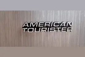 American Tourister 美旅 79B*01001 蓝色 20寸 万向轮拉杆箱图片