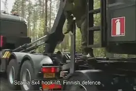 斯堪尼亚8X4卡车，自己装卸车厢图片