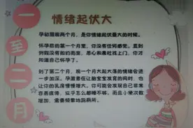 怀孕后1~10月身体的变化图片