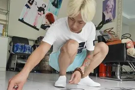 发型师这样处理碎发 网友看后全看蒙了图片