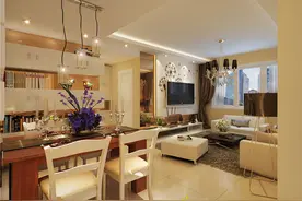 温馨婚房——合肥绿地中心80平米现代简约装修效果图图片