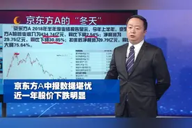 京东方A业绩下滑分析 未来市场在哪里视频封面