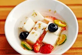 媳妇最爱吃的一道美容养颜菜杏仁豆腐，简单几步就学会图片