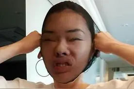 小S抽了吗？丝袜套头 Hold住姐上身 过敏的雀斑妆！图片