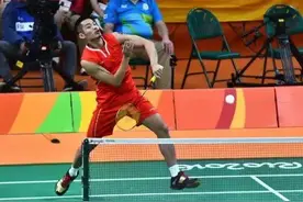 里约羽毛球首日比赛精彩瞬间：林丹跳杀霸气 马晋用“洪荒之力”图片