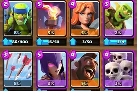 平民八连胜！皇室战争女巫野猪8连胜上1900图片