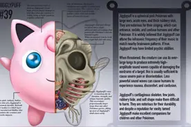 脑洞大开！国外画师发表《口袋妖怪》解剖图鉴图片