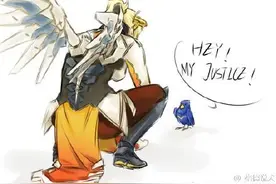 守望先锋，关于法鸡和天使比翼双飞图片