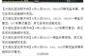 8月11日大连北站购票信息“新鲜出炉”！图片