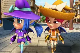 猪猪侠：魔女姐妹来到水晶城妹妹看到冰激凌想吃但是没钱