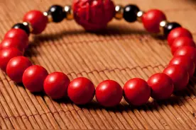 朱砂也是能做文玩手串的哟！关于朱砂手串你知道多少呢？图片
