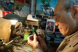 民间手艺：修钢笔——半厘沧桑，旧物诚心图片