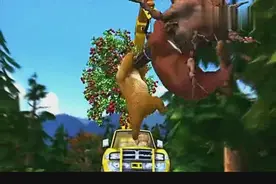 熊出没：强哥开着吊车把抬着果树的熊大熊二吊起来了视频封面