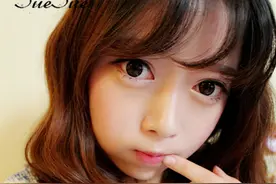 韩式萌系裸妆无辜大眼妆的画法，萌妹必备图片