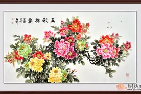 结婚生子送什么字画好 人们最爱喜庆吉利的花鸟画图片