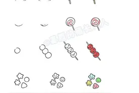 早教：一大波萌萌哒的食物手绘教程分享给大家！图片