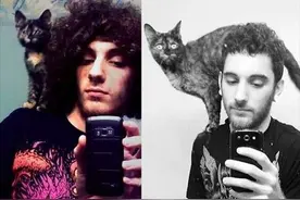 《喵星人的成长对比照》从小呆瓜变成驾轻就熟老油条还是一样可爱图片