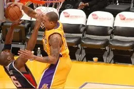 科比吓的直捂脸！香浓布朗这个残暴盖帽还记得吗？图片