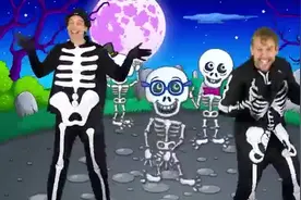The Skeleton Dance-美国小孩最喜欢的英文儿歌骷髅舞，来跳起来