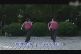 双人对跳广场舞 《爱情恰恰》图片