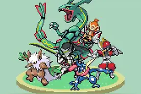 美女姐妹超萌像素画 守望先锋遇到精灵宝可梦图片