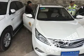 私家车当教练车 男子带学员上路练习被查图片