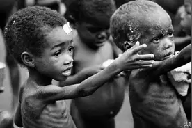 别抱怨家里没条件，看看非洲小孩吃什么，或者成为秃鹰的食物图片