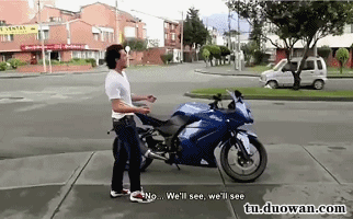 爆笑Gif：无人驾驶最新成果图片