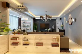 青岛保利中央公园小区装修效果图，实创装饰设计图片