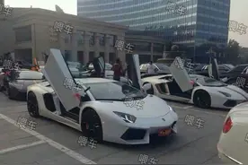 三亿豪车接新娘，12辆奔驰护驾20辆劳斯莱斯图片