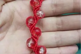 红绳手链编法图解 diy手工部落图片