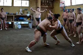 揭秘日本相扑怎样吃成400斤巨无霸图片