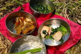 在外钓鱼老婆怀孕还给我送饭，太感动了！图片