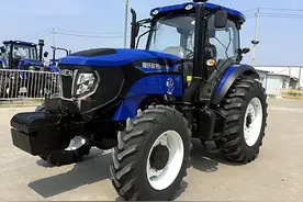 雷沃欧豹M1404拖拉机全新升级亮相新疆展图片
