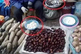 毒马蹄、毒芋头广州黑商贩蔬果“加料” 没想到菠萝你也在图片