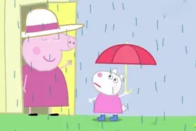 猪爸度假的最后一次散步再次掉进泳池，佩奇去度假，苏西感到孤单视频封面