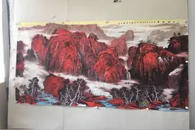 五台山释觉一：百余幅作品将捐赠给学校图片