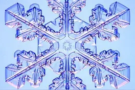 雪其实是无色透明的，为什么看起来是白色的图片