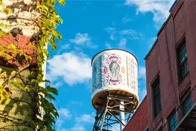 重新定义纽约城市的天际线，通过装扮屋顶的储水箱图片