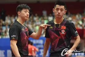 中国乒乓球公开赛-张继科/马龙组合帅气登场 轻取韩国组合晋级图片