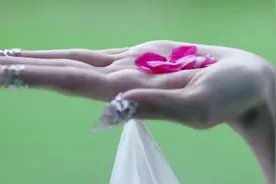 九尾狐露出真身，尾巴所到之处，百花盛开，美极了！