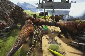 方舟生存进化-仙境传说 有了饲料槽，再也不怕恐龙饿肚子了