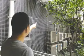 窗外挂了16台空调 业主一家夜不能寐图片