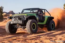 这辆Jeep牧马人改装尺度之大，越野能力很强，回头率爆棚！图片