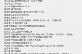 在深圳各区免费停车地方汇总！你可能还不知道？图片